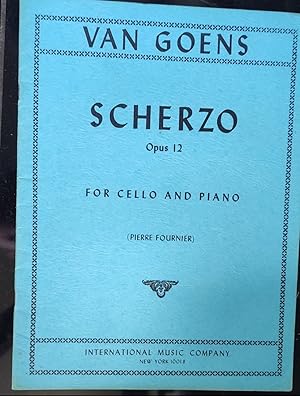 Scherzo opus.12 : for Cello and Piano
