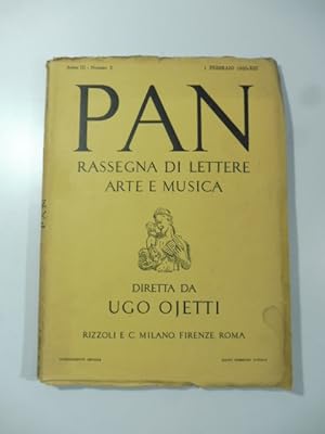 Pan. Rassegna di lettere arte e musica diretta da Ugo Ojetti, numero 2, febbraio 1935