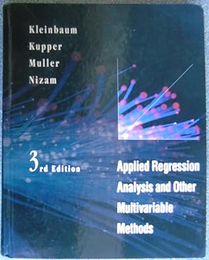 Bild des Verkufers fr Applied Regression Analysis and Multivariable Methods zum Verkauf von Hanselled Books