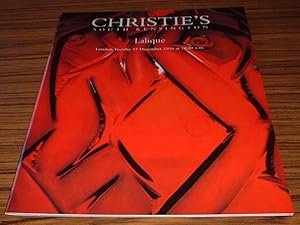 Lalique : Christie's South Kensington Auction Catalogue 17 December 1996