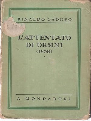 Image du vendeur pour L'attentato di Orsini mis en vente par Librodifaccia