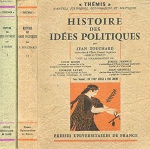 Bild des Verkufers fr HISTOIRE DES IDEES POLITIQUES, 2 TOMES, DES ORIGINES AU XVIIIe SIECLE / DU XVIIIe SIECLE A NOS JOURS (Thmis) zum Verkauf von Le-Livre