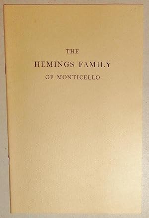 Bild des Verkufers fr The Hemings family of Monticello zum Verkauf von DogStar Books