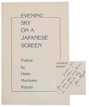 Bild des Verkufers fr Evening Sky on a Japanese Screen (Signed First Edition) zum Verkauf von Jeff Hirsch Books, ABAA