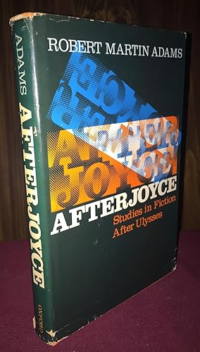 Bild des Verkufers fr Afterjoyce: Studies in Fiction After Ulysses zum Verkauf von Palimpsest Scholarly Books & Services