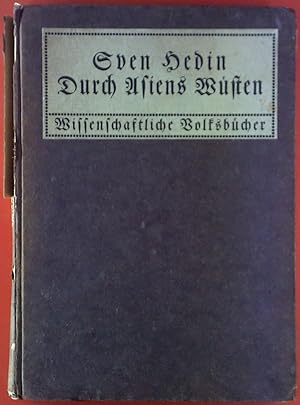 Seller image for Durch Asiens Wsten. Wissenschaftliche Volksbcher. for sale by biblion2