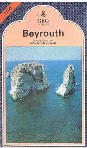 Beyrouth - carte de ville et guide