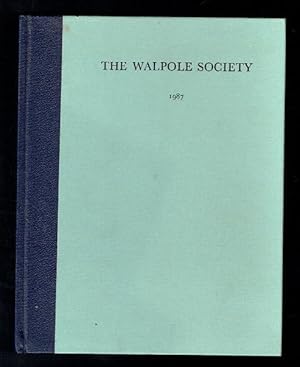 Imagen del vendedor de The Fifty-Third Volume of the Walpole Society 1987 a la venta por Sonnets And Symphonies