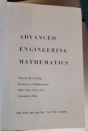 Seller image for Advanced Engineering Mathematics for sale by Hanselled Books