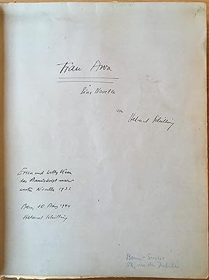 Bild des Verkufers fr Frau Awa - eine Novelle. zum Verkauf von buch&kunst