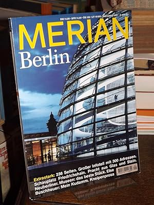 MERIAN Berlin September 2001 9/54. Großer Infoteil mit 300 Adressen ; Schauplatz Friedrichshain ;...