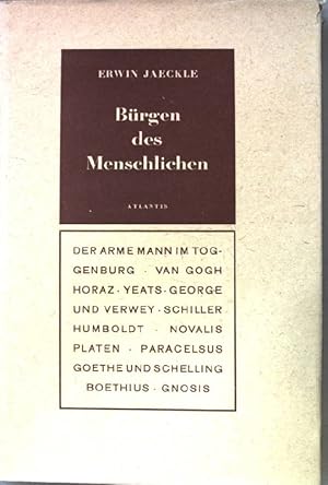 Bild des Verkufers fr Brgen des Menschlichen. zum Verkauf von books4less (Versandantiquariat Petra Gros GmbH & Co. KG)