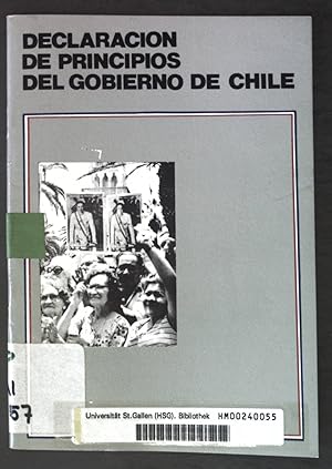 Seller image for Declaracion de Principios del Gobierno de Chile; for sale by books4less (Versandantiquariat Petra Gros GmbH & Co. KG)