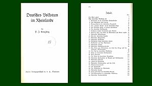 Deutsches Volkstum im Rheinlande (1. und 2. Teil 1934/35)