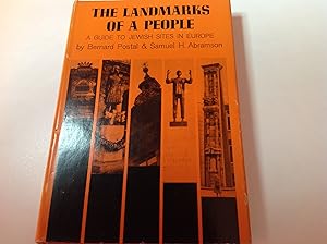 The Landmarks of A People-Signed and inscribed A Guide to Jewish Sites In Europe