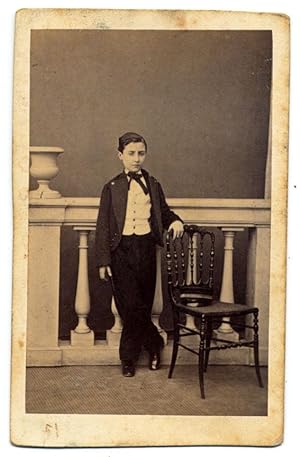 CDV Palermo Original photo of Emerico Amari dedied to Giuseppe Natoli 1861 S1113