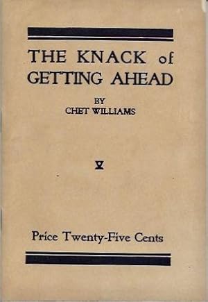 Seller image for The Knack of Getting Ahead for sale by Bittersweet Books