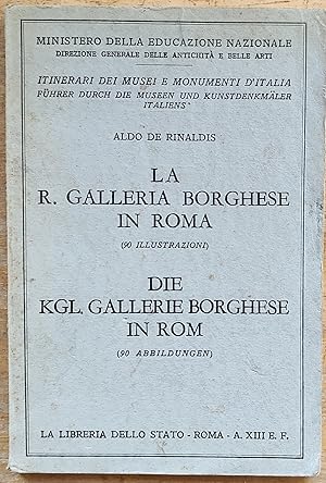 Seller image for La R. Galleria Borghese in Roma for sale by Shore Books