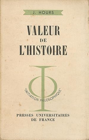 Seller image for Valeur de l'histoire for sale by Sergio Trippini
