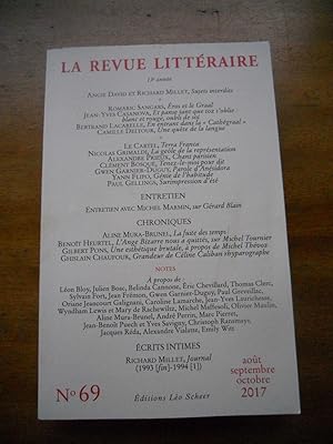 Seller image for La revue litteraire - N 69 d'aout-septembre-octobre 2017 for sale by Frederic Delbos