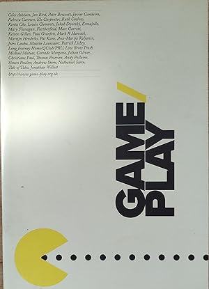 Immagine del venditore per Game/play Exhibition Catalogue: Playful Interaction and Goal Oriented Gaming Explored Through Media Arts Practice, a National Touring Exhibition venduto da Shore Books
