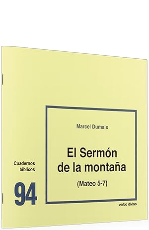 Bild des Verkufers fr 94.Sermon montaa (Mt 5 7).(Cuadernos Biblicos) zum Verkauf von Imosver