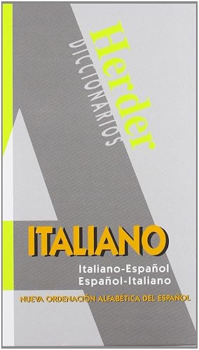 Diccionario Moderno Italiano Italiano-Español/Español-Italiano