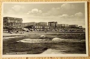 Ansichtskarte AK Nordseebad Wangerooge. Promenade (NS Stempel "Kommandant im Abschnitt Wangerooge")