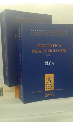 Bild des Verkufers fr LINGSTICA PARA EL SIGLO XXI (2 TOMOS). zum Verkauf von Librera Kattigara