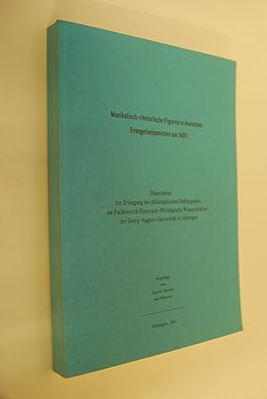 Bild des Verkufers fr Musikalisch-rhetorische Figuren in kompositorischer Praxis: Untersuchungen zur deutschen Evangelienmotette um 1600. Berichte aus der Musikwissenschaft zum Verkauf von Antiquariat Biebusch