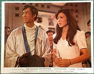 Imagen del vendedor de The Chinese Connection, rare Hong Kong martial arts film, original Lobby Card. David Chiang a la venta por Rattlesnake Books