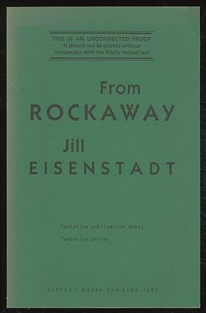 Seller image for From Rockaway for sale by Between the Covers-Rare Books, Inc. ABAA