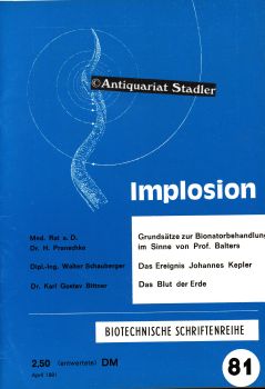 Implosion. Biotechnische Schriftenreihe Heft 81. April.