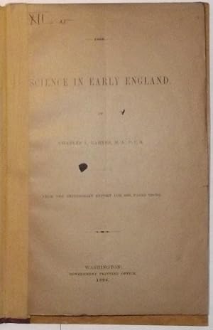 Science In Early England