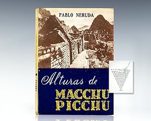 Image du vendeur pour Alturas de Macchu Picchu. mis en vente par Raptis Rare Books