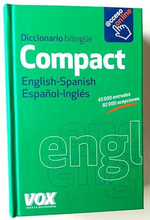 Seller image for Diccionario compact English-Spanish, espaol-ingls for sale by Librera Salvalibros Express