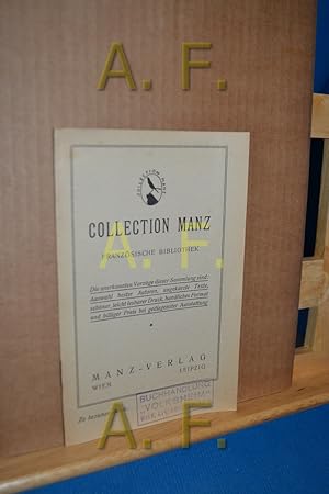 Image du vendeur pour Collection Manz (Verlagsverzeichnis) mis en vente par Antiquarische Fundgrube e.U.