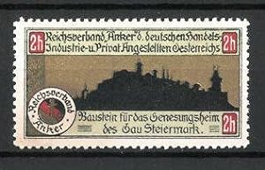 Bild des Verkufers fr Propaganda-Marke Reichsverband Anker, Baustein fr das Genesungswerk Gau Steiermark zum Verkauf von Bartko-Reher