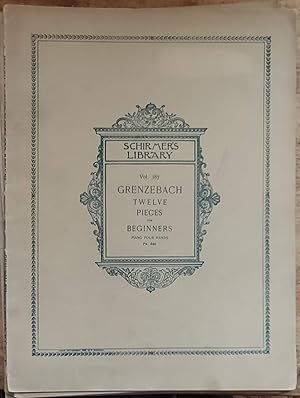 Twelve Pieces For Beginners Piano Four Hands (Schirmer's Library Vol.387)