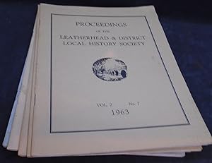 Seller image for Proceedings Of The Leatherhead & District Local History Society Vol. 2 No's 7 - 10 and Vol. 3 No. 1 1963 - 67 for sale by Juniper Books