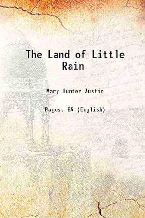 Seller image for The Land of Little Rain for sale by Gyan Books Pvt. Ltd.