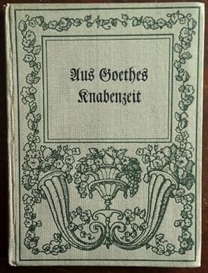 Bild des Verkufers fr Aus Goethes Knabenzeit. Stcke aus "Wahrheit und Dichtung". zum Verkauf von buch-radel