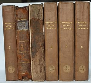 Imagen del vendedor de Lives of The British Admirals : Containing an Accurate Naval History from the Earliest Periods : 8 Volume Set Missing Volumes 5 & 6 a la venta por Barassie Books