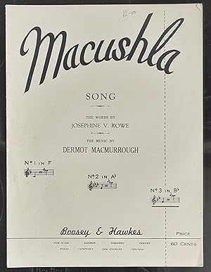 Seller image for Macushla (song) for sale by Shore Books