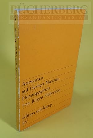 Antworten auf Herbert Marcuse