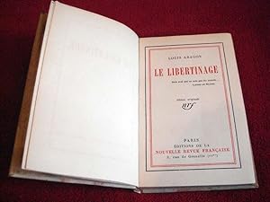 Image du vendeur pour Le Libertinage mis en vente par Bibliopuces