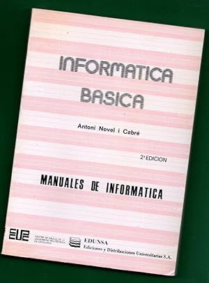 Imagen del vendedor de INFORMATICA BASICA. a la venta por Librera DANTE