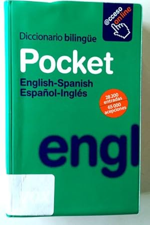 Seller image for Diccionario pocket english-spanish, espaol-ingls for sale by Librera Salvalibros Express