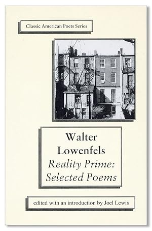 Seller image for Reality Prime: Selected Poems for sale by Lorne Bair Rare Books, ABAA