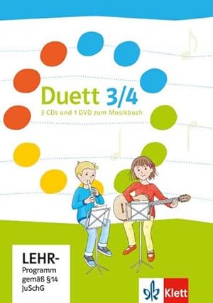 Bild des Verkufers fr Duett 3-4 : 3 Audio-CDs und 1 DVD zum Schulbuch Klasse 3/4 zum Verkauf von AHA-BUCH GmbH